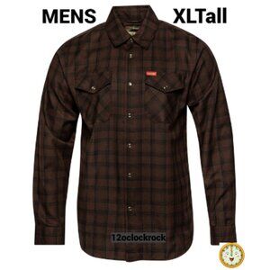 DIXXON Flannel TOBACCO Flannel Shirt - Men's XL Tall